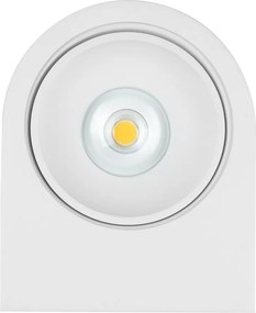 Nástenné svietidlo Luce, 1x biele kovové tienidlo, w