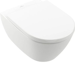 VILLEROY &amp; BOCH Subway 2.0 závesné WC s hlbokým splachovaním bez vnútorného okraja, 370 x 560 mm, biela alpská, 5614R001