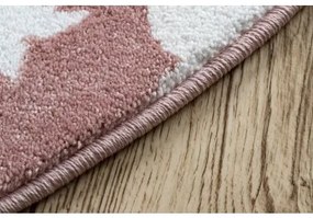 Okrúhly koberec PETIT PONY Poník, ružová Veľkosť: kruh 120 cm