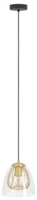 Eglo 390037 - Luster na lanku JAZMINIA 1xE27/40W/230V zlatá