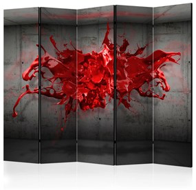 Artgeist Paraván - Red Ink Blot II [Room Dividers]