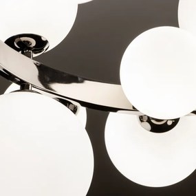 Brilagi - LED Luster na lanku MILLA 15xG9/3W/230V lesklý chróm/biela