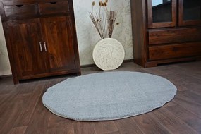 Koberec Micro fiber soft shaggy strieborný