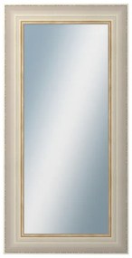 DANTIK - Zrkadlo v rámu, rozmer s rámom 50x100 cm z lišty GREECE biela (2639)