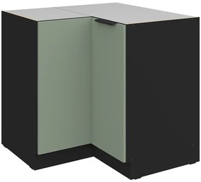 Kuchynská skrinka Aria-Sa/Bl Anti Fingerprint 90x90 Dn 2f Bb