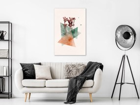 Artgeist Obraz - Modernist Flower (1 Part) Vertical Veľkosť: 40x60, Verzia: Na talianskom plátne