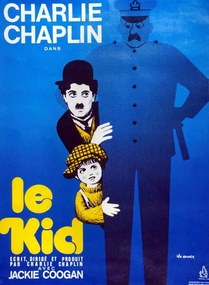 Umelecká fotografie Charles Chaplin, Le Kid, (30 x 40 cm)