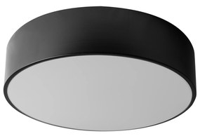 Toolight - Stropná lampa 30 cm okrúhla 3xE27 60W app640-2c, čierna, OSW-00088