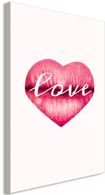 Artgeist Obraz - Love Lips (1 Part) Vertical Veľkosť: 20x30, Verzia: Premium Print