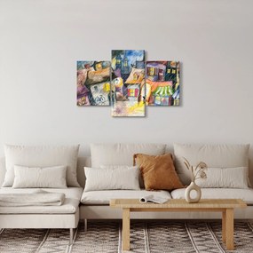 Obraz - Daždivý večer (90x60 cm)