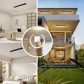 Immax NEO 07255L - LED Stmievateľné svietidlo LUNGO 20W/230V Wi-Fi Tuya čierna + DO