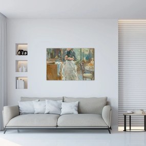 Obraz - Berthe Morisoti, In the Dining Room, reprodukcia (90x60 cm)