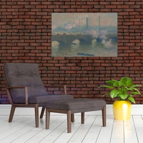 Obraz - Claude Monet, Waterloo Bridge, Gray Day, reprodukcia (90x60 cm)