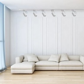 Bodové svietidlo do lištového systému PARIS 6xGU10/10W/230V +2x1 m lištový systém