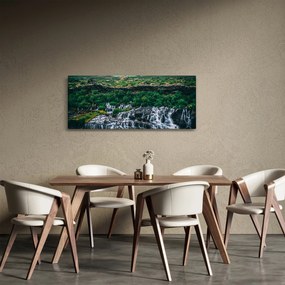 Obraz vodopádov v prírode (120x50 cm)