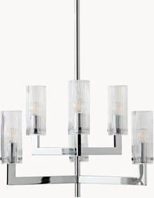 Drážkovaný sklenený luster Emmi