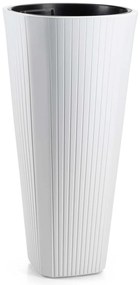 PLASTOVÝ KVETINÁČ MORA 39X81 CM BIELA