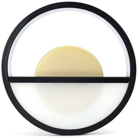 Aigostar - LED Nástenné svietidlo LED/13,5W/230V 6500K čierna/zlatá