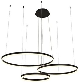 LED Stmievateľný luster na lanku LED/125W/230V 3000-6500K + diaľkové ovládanie