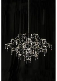 LED závesné svietidlo v striebornej farbe ø 80 cm Efesos – Markslöjd