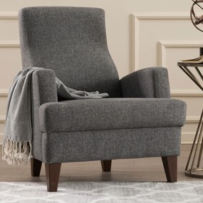 Kreslo Kana Bergere Dark Grey