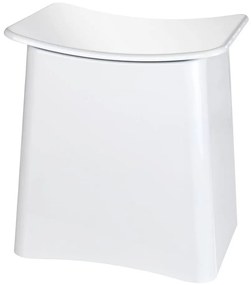 WENKO 22949100 - Stolička WING 45x48 cm biela/čierna