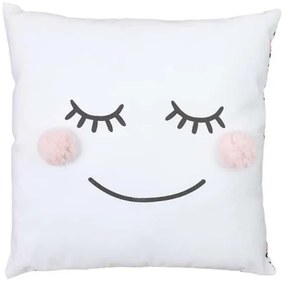 HOME DECO KIDS Detský dievčenský vankúš Bambuľka s odnímateľným poťahom
