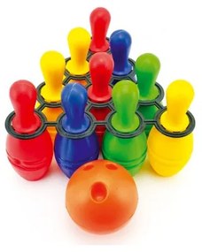 Teddies Bowling kolky plast 21cm 10ks v sieťke