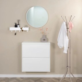 Biela kovová skrinka na topánky Billy – Spinder Design