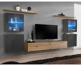 Obývacia Stena Switch XIV Line Grafit/Wotan