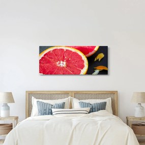 Obraz rozkrojených grapefruitov (120x50 cm)