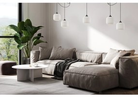 Závesné svietidlo Riffle Spider, 5x biele sklenené tienidlo, b