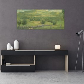 Obraz - Julian Alden Weir, Obweebetuck, reprodukcia (120x50 cm)