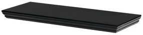 Nástenná polička P-024, matná čierna, 60 cm