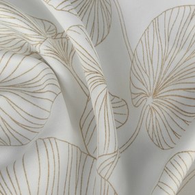 ZATEMŇOVACÍ ZÁVES NA PÁSKE MARIGOLD 140X300 CM LISTY
