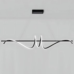 Toolight Toolight, LED stropné svietidlo 120cm, 50W, 3000K, LHJ023-CP, čierna matná, OSW-50011