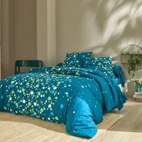 Bavlnená posteľná bielizeň Bublinky (*) Súprava obliečky na vankúš (70x90) a na prikrývku (140x200) v klasických rozmeroch a bez chlopne na zasunutie pod matrac.