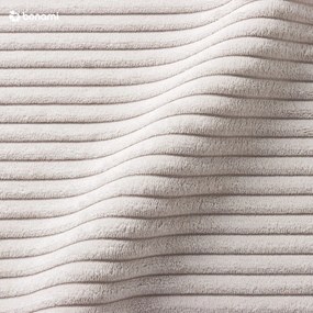 Béžová čalúnená jednolôžková posteľ s úložným priestorom 90x200 cm Cabana – Meise Möbel