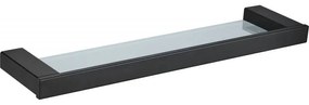 Mexen príslušenstvo, Pavo sklenená polička, čierna, 7030437-70
