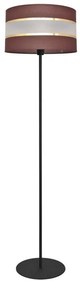 Stojacia lampa HELEN 1xE27/15W/230V hnedá/čierna/zlatá