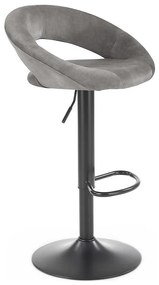 Barová stolička 100x48 cm šedá/antracit