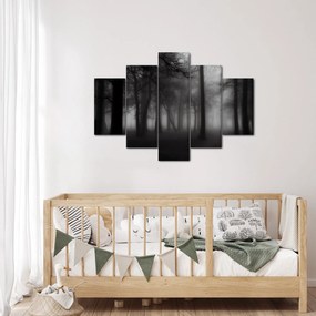 Obraz - Les v hmle (150x105 cm)