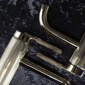 Rea Argon, vysoká umývadlová batéria h-295, zlatá lesklá, REA-B7803