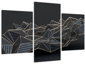 Obraz abstrakcie (90x60 cm)