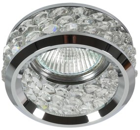 CLX Dizajnové podhľadové osvetlenie CELLO, 1xMR16, 50W, 7,8 cm, okrúhle, číre