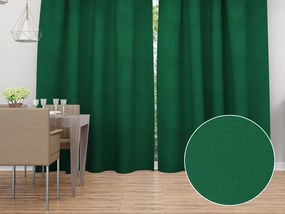 Biante Dekoračný záves TF-064 Zelený 150x210 cm