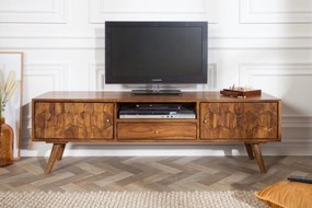 Dizajnový TV stolík Justice, 140 cm, sheesham