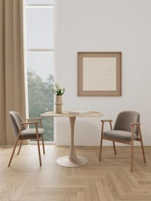 Jedálenský stôl Malta 90 cm béžový
