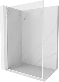 Mexen Kioto-F L, sprchová zástena s rámom 105 x 202 cm, 8 mm číre sklo, biely profil, 800-105-174-20-00