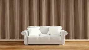 Drevený akustický panel, 2400 x 600 mm, B2BP007, orech